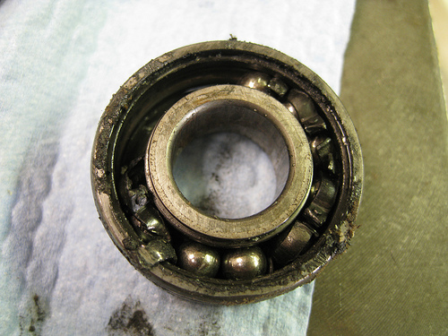 broken bearing